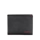 thumbnail image 1 of Cartera Julian De Cuero Negro rojo Para Hombre, 1 of 3