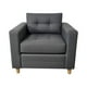 thumbnail image 1 of Poltrona Suecia Lino Gris Oscuro, 1 of 3