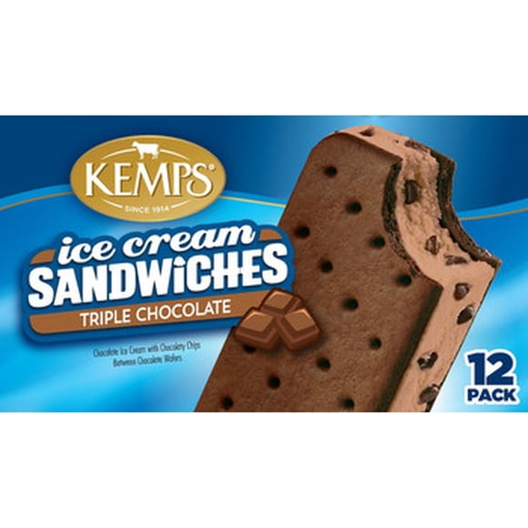 Helado Kemps Choco Sandwich 12P, 756 g