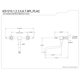 thumbnail image 2 of Grifo Kingston Brass Heritage de montaje en pared, bronce aceitado, 2 of 2