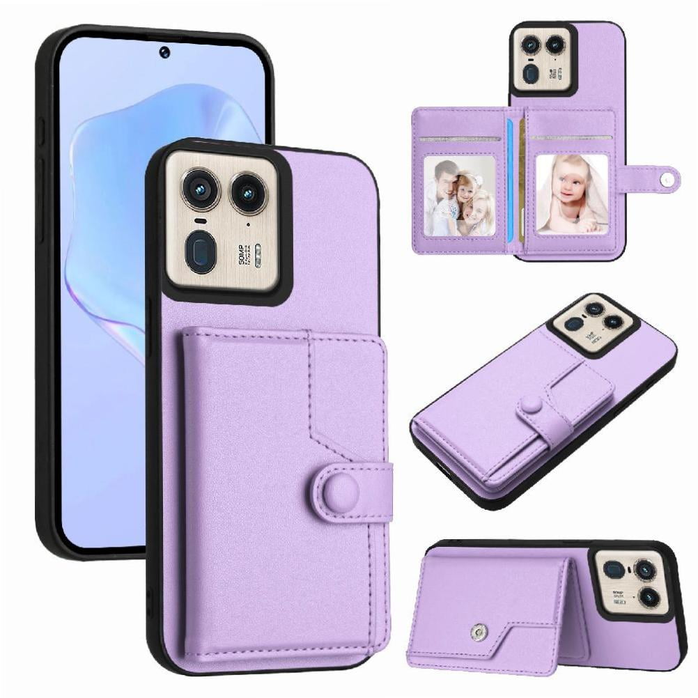 Foxdock Funda Para Motorola Moto X50 Ultra Con Bloqueo Rfid - Diseño Elegante Con Cierre De Botón