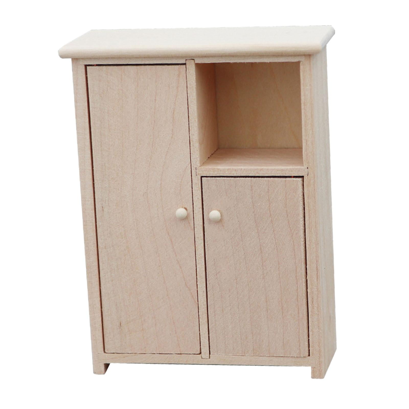 Gabinete De Casa De Muñecas En Miniatura, 1:12 1:6 Muebles De Casa De Munecas En Miniatura Amplia Compatibilidad Aspecto Hermoso Para Bricolaje Anggrek Descripcion De La Referencia