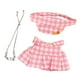 thumbnail image 3 of Ropa Para Muñecas De 15 Cm, Accesorios De Peluche Cómodos Para Muñecas, Accesorios Fotográficos Elegantes, Collar Rosa DIY, 3 of 3