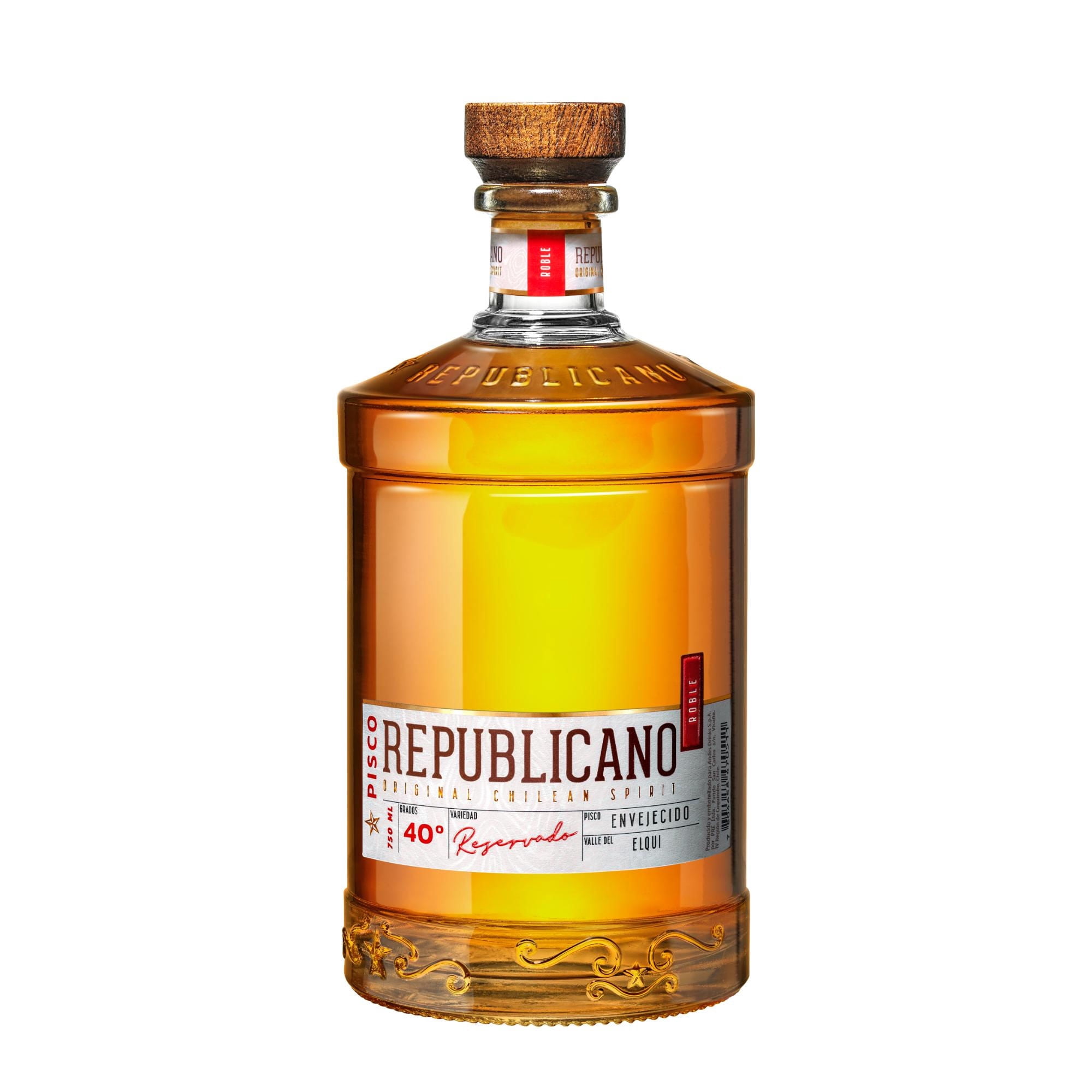 Pisco Botella Añejado Roble 750 ml Republicano