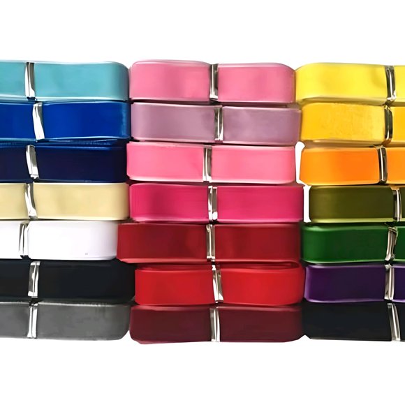 Cinta Chenkou Craft Velvet, 20 yardas, 15 mm, 20 colores surtidos