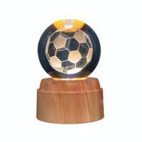 Genérico - Lámpara Bola De Cristal Led Balón Fútbol
