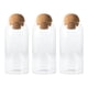 thumbnail image 2 of Set 3 Botellas Frascos Contenedor 570mL Vidrio 10cm Tapa, 2 of 3