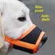 thumbnail image 2 of 2 paquete Boquillo de perro anti morder ladrado y masticar con tela suave de malla cómoda y correa ajustable, adecuado para perros pequeños, medianos y grandes (L), 2 of 3