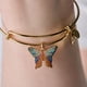 thumbnail image 2 of Pulsera Alex and Ani Chrysiridia Rhipheus Butterfly chapada en oro, 2 of 3