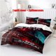 thumbnail image 1 of 3pcs bedding Featuring a Cyberpunk Hacker Storm Theme Including a Duvet Cover And Pillowcases, 1 of 5