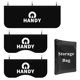 thumbnail image 1 of Cubiertas para guardabarros HANDY Pack de 3 negro con bolsa de almacenamiento, 1 of 9