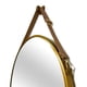thumbnail image 3 of Espejo Colgante de Cuero Decorativo 60x60cm Dorado, 3 of 3