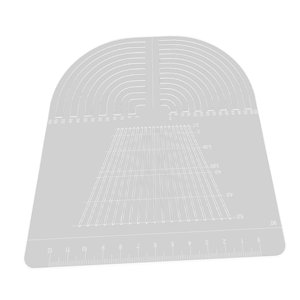 Bothyi - Regla De Esquina Redonda De Cuero Plantilla De Costura De Esquina De Círculo Hecha A Mano De Acrílico