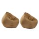 thumbnail image 2 of 2 piezas de almacenamiento de animales de peluche bolsa de frijoles cubierta de café a prueba de agua, 2 of 5