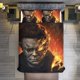 thumbnail image 3 of Michael Myers Halloween Duvet Cover Set 3 Piece Bedding Set Double Sided Printing Decorative Comforter Cover Set, 3 of 5