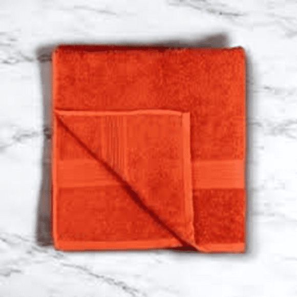 Toalla Baño + Mano Algodón By Cannon 350 g Color Naranja Liso