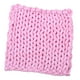 thumbnail image 3 of Manta Tejida a Mano Acolchada Rosa, 3 of 3