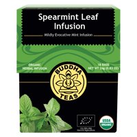 18 Bolsitas De Té De Menta Verde Orgánica De Tea Buddha Teas