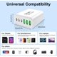 thumbnail image 5 of Cargador de pared USB RUMIXI 90W 6 puertos USB‑C de carga rápida, 5 of 8