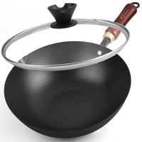 Wok Souped Up Recipes, Acero Al Carbono, 26 Cm, Con Tapa Para Estufas