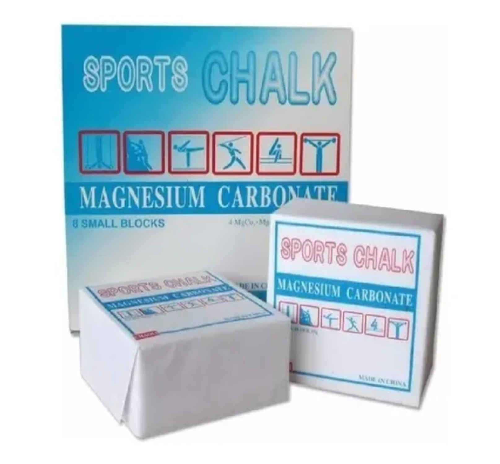 Chaoli - Bloque Magnesio 60Gr Crossfit Calistenia Gimnasia Caja X 8Un