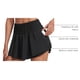thumbnail image 4 of Shorts CRZ YOGA con Falda Superpuesta, Cintura Alta y Bolsillo con Cierre M, 4 of 6