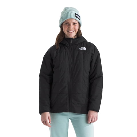 Chaqueta Parka The North Face Shasta Reversible Para Niñas, Color Negro