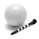 thumbnail image 3 of Tees de Golf de Madera Zivisk 70 mm Negro - Pack de 100, 3 of 7