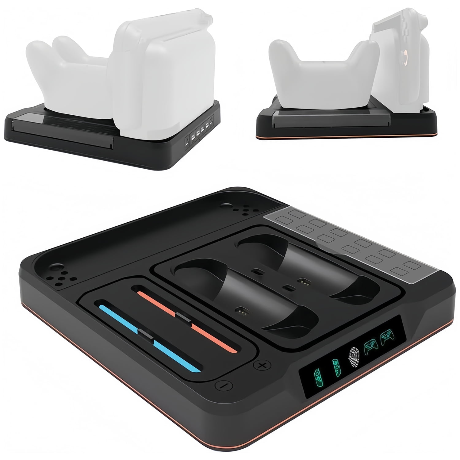 Genérico - Base De Carga Multifuncional Para Consola Nintendo Switch2 Y Controladores De Juego Pro