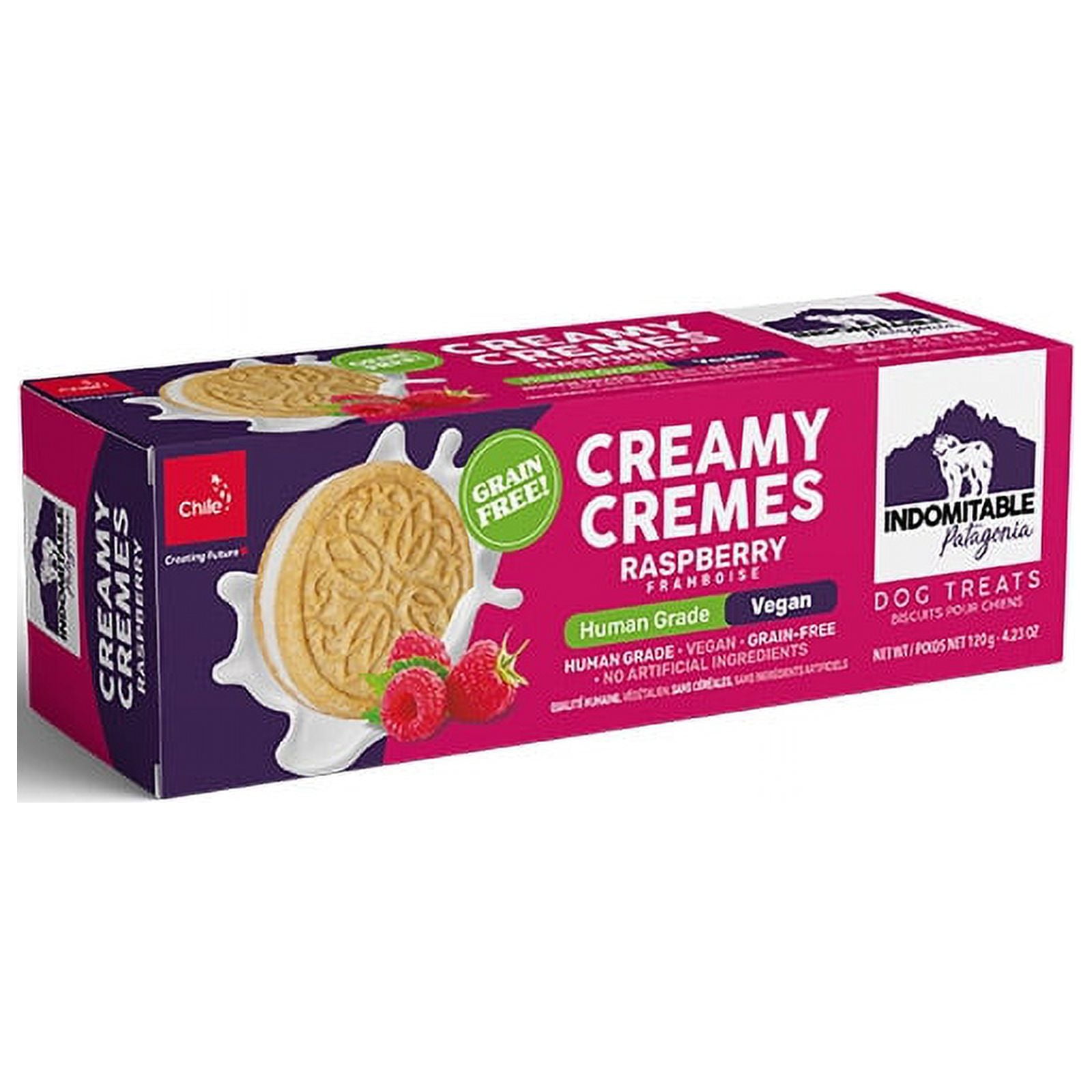 Indomitable - Galletas Rellenas Vainilla Frambuesa 140 Gr