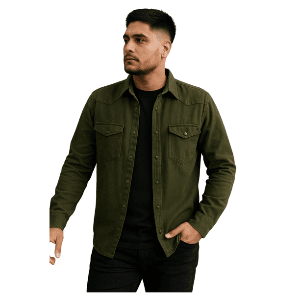 Chaqueta Sobrecamisa Denim Croacia Hombre