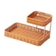 thumbnail image 2 of Estante De Almacenamiento Organizador De Almacenamiento Decorativo Hecho A Mano Para Baño Escritorio Dormitorio 2 Capas, 2 of 5