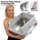 thumbnail image 2 of Caja de Arena FUTAM de Acero Inoxidable con Bordes Altos y Pala, 2 of 5