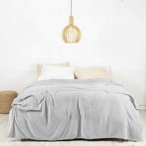 Mashini - Frazada Coral Embossed 1.5 P Gris