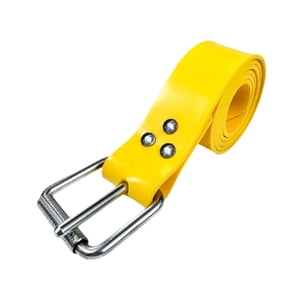 Ioensy - Cinturón De Pesas Para Buceo, Cinturón De Pesas De Silicona Para Deportes Subacuáticos, Apnea, Color Amarillo