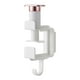thumbnail image 2 of Estante De Almacenamiento Para Lavabo, Gancho Para Toallas, Ganchos Sin Costura Para Baño, Blanco, 2 of 3