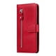 thumbnail image 5 of Funda con Cremallera para Samsung Galaxy S22 Plus 5G, Carcasa Cartera de Cuero PU con Soporte y Tarjetero, 5 of 6