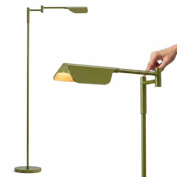 LÁMPARA Brightech Leaf LED regulable verde oliva