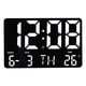 thumbnail image 2 of Reloj De Pared LED Digital De 10" Temperatura De Montaje En Pared Con Control Remoto Negro, 2 of 3