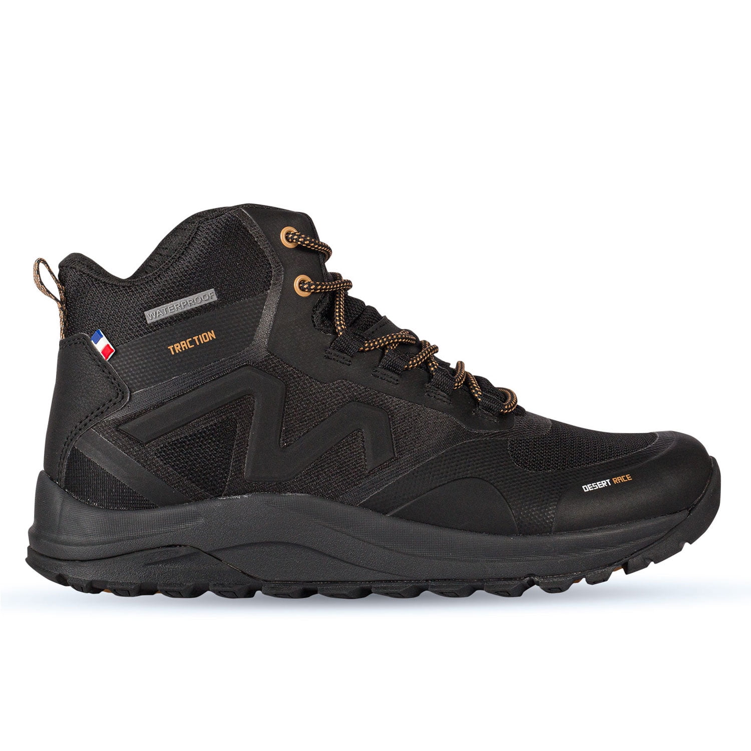 Michelin Footwear - Botín Outdoor Impermeable Hombre Negro Café Michelin Dr05
