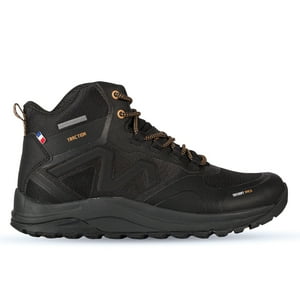 Michelin Footwear - Botín Outdoor Impermeable Hombre Negro Café Michelin Dr05