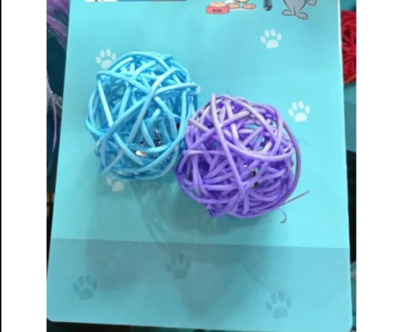 Genérico - Pelota De Mimbre Para Gatos Mascotas 2 Unidades