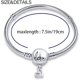 thumbnail image 3 of Pulsera KUNSIR Plata 925 Cadena Serpiente Charm Love, 3 of 3