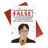 Tarjeta De Cumpleaños Gonzey The Office Dwight Schrute Tv Show