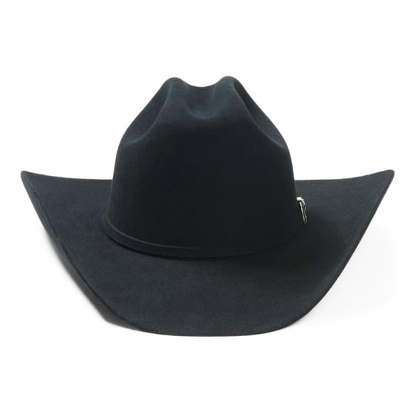 Sombrero Skyline 6x De Fieltro De Piel Negro Con Ala De 10 Cm