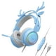 thumbnail image 3 of Audífonos es Para Juegos Con Cable Con Micrófono De 3,5 Mm USB Ligero Para Tableta Portátil Azul, 3 of 3