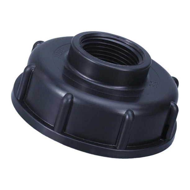 Accesorios De Tanque De Agua Ibc Adaptador De Bolsa Ibc S60x6 Rosca Gruesa Válvula De Tanque Ibc Duradera Para Invernadero Equipo De Riego De Jardín Negro Dn20