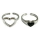 thumbnail image 4 of Anillo De Amor Anillo De Forma De Corazón De Apertura Ajustable Simple Para Esposa Mujer Bodas, 4 of 5