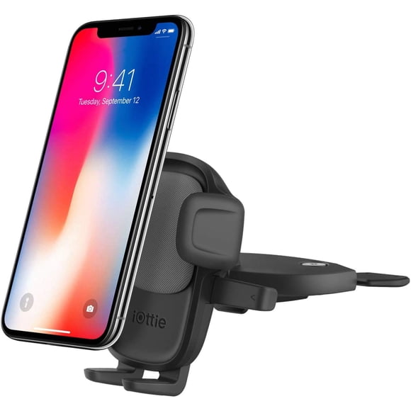 Soporte para teléfono de coche iOttie Easy One Touch con 5 ranuras para CD