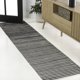 thumbnail image 1 of Alfombra corredor JONATHAN Y 152 cm Rayada en blanco y negro, 1 of 7